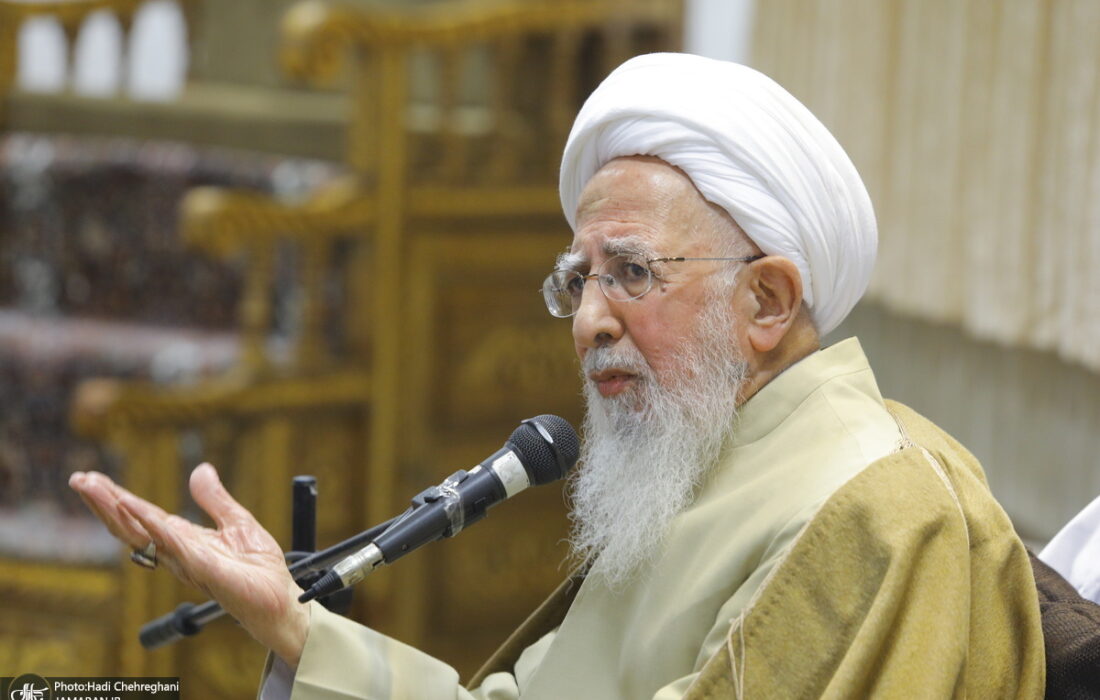 آیت‌الله جوادی آملی کی عتبات عالیات سے واپسی پر درس خارج میں گفتگو — نجف کی مرجعیت کی بے مثال رہنمائی اور آیت‌الله سیستانی کی خدمات کو خراجِ تحسین