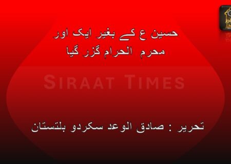 حسین ع کے بغیر ایک اور محرم  الحرام گزر گیا