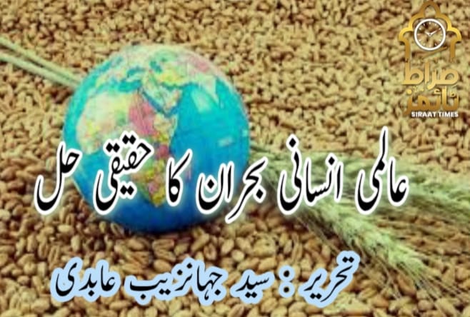 عالمی انسانی بحران کا حقیقی حل