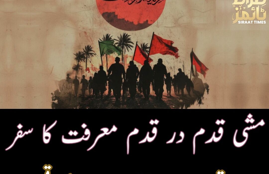 مشی: قدم در قدم… معرفت کا سفر