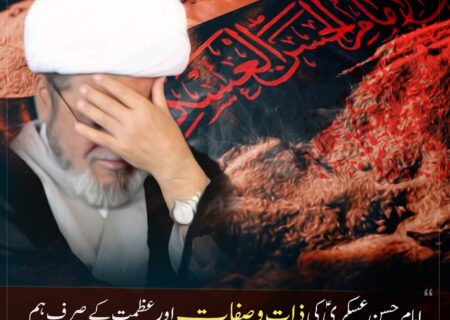 امام حسن عسکری علیہ السلام کی ذات و صفات اور عظمت کے نہ صرف ہم قائل ہیں بلکہ دشمن بھی آپؑ کے کمالات و فضائل کو مانتے ہیں، علامہ شبیر حسن میثمی