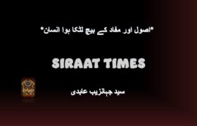 *اصول اور مفاد کے بیچ لٹکا ہوا انسان*